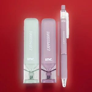 3 PACK of Journaling Glitter Highlighters w/Bonus Gel Pen by INC BLACK INK - Picture 1 of 5