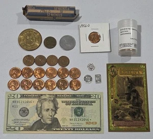 Junk Drawer - Coins, Bills & Silver Lot + More 👀 - Picture 1 of 10
