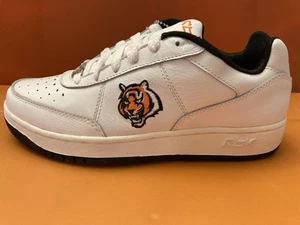 Vintage Cincinnati Bengals Reebok Early Edition Shoes Men’s 8 Never Worn - Picture 1 of 7