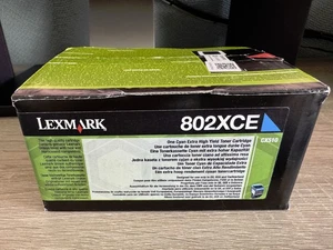 Original Lexmark Toner 802XCE (Cyan) - Bild 1 von 3