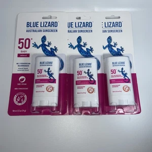 Blue Lizard SPF 50+ Baby Mineral Australian Sunscreen 0.5oz (3 Pack) - Picture 1 of 3