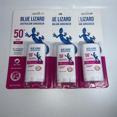 Blue Lizard SPF 50+ Baby Mineral Australian Sunscreen 0.5oz (3 Pack) - Image 1 of 3