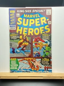 MARVEL SUPER-HEROES KING-SIZE SPECIAL # 1 - (FN/VF) -ORIGIN DAREDEVIL-AVENGERS - Picture 1 of 2