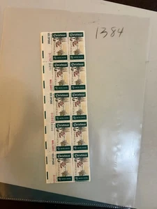 USA Briefmarken Plattenblock - Scott 1384 - Weihnachten 1969 - Kamm. versand! - Bild 1 von 1