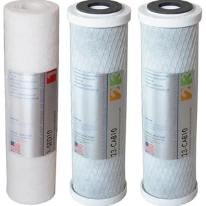 Umkehrosmosefilter-Set 3 Stück Kohle und Sediment Ersatz für Unter... - Bild 1 von 12