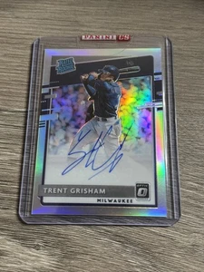 2020 Donruss Optic Redemption Trent Grisham Rated Rookie Auto Silver #RRS-TG - Picture 1 of 2