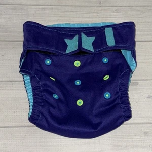 RagaBabe 2 Step Cloth Diaper Shell Cover Only Size 2 Purple Blue Green - Picture 1 of 5