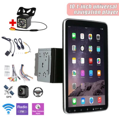 10 Inch Car Stereo Radio Android 11 GPS Wifi Double 2 Din Rotatable Touch Screen - Image 1 of 4