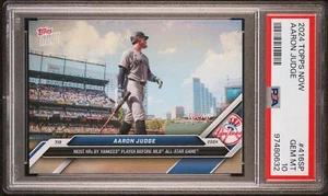 PSA 10 Aaron Judge SP SSP Hologram #416SP 2024 Topps Now 97480632 - Bild 1 von 2