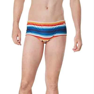 Nuevo Calzoncillo Speedo Para Hombre Estampado Euro Swim Race 32" 7052116 Foto 1 de 4