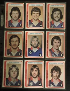 1979 Scanlens VFL 168 Card full Set includes unmarked Checklists Excellent - Picture 1 of 19