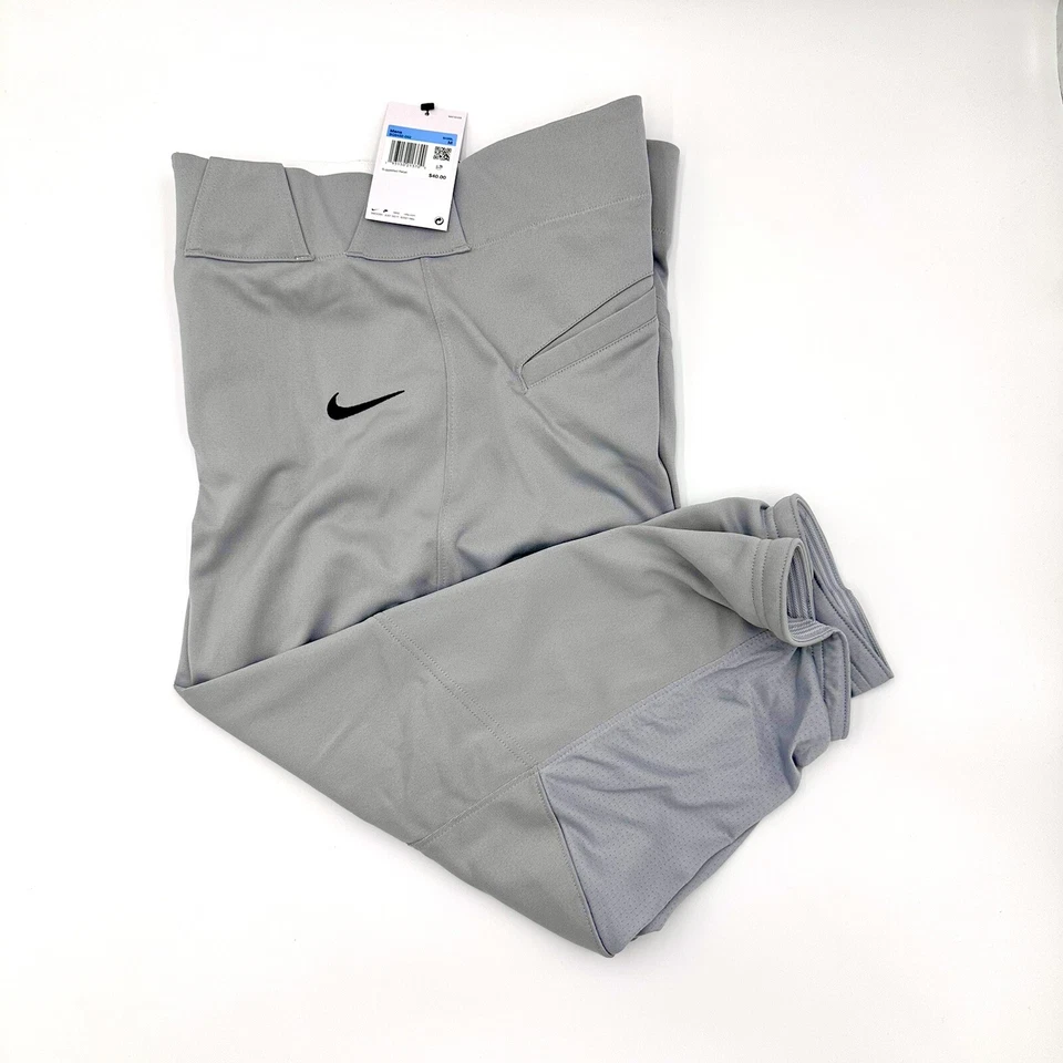 Nike Vapor Select High Baseball Pants Men’s Sz M Grey BQ6432-052