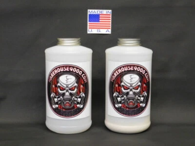 2- New Empty WHITE Quarts for Fluid Film, PFC, Wool Wax, Oil,    USA Made - Image 1 of 3