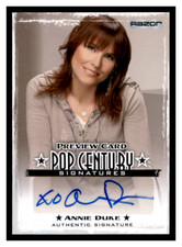 2010 Razor Poker Annie Duke Auto Preview Card Pop Century Signatures #3 JS #2
