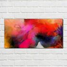 Plexiglas Acrylic Decor Print Wall Picture 100x50 Painting Abstract Red Pink 