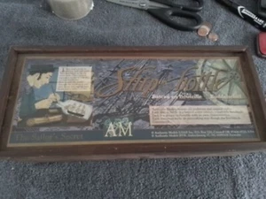 navigare necesse est Holzschiff in einer Flasche Modell Box Authentic Models USA - Bild 1 von 6