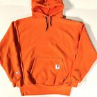 Tyndale Hoodie Orange FR Flame Resistant Heavyweight Sweatshirt Workwear Sz M
