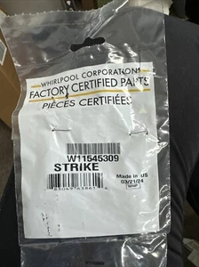 Huelga de puerta para lavavajillas Whirlpool W11545309 NUEVO OEM - Imagen 1 de 1