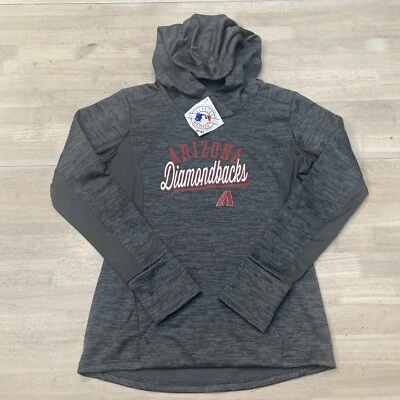 Womens Arizona Diamondbacks MLB Pullover Hoodie Hooded Sweatshirt Sz S Small - Image 1 of 4