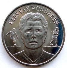 NETHERLANDS, UEFA EURO 2000 KNVB KEES VAN WONDEREN Token 27.15mm 8.3g CuNi II3.3