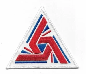 ALIEN Movie Patch Triangle U.K. 700th Anniversary Flag 425 Iron-on Embroidered - Picture 1 of 1