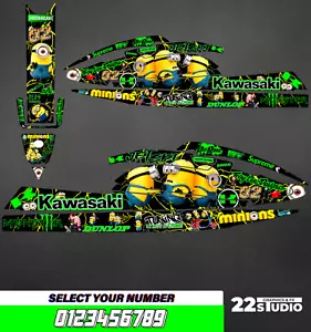 Jet Ski Graphics Kit Decals Wrap For Kawasaki 750 SX 1992-1998 stickers - Picture 1 of 1