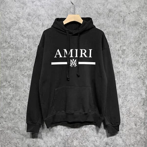 BNWT Men's Pop Hoodie Text Print Tops Pullover Sweatshirt Sweater AM002A - Picture 1 of 14