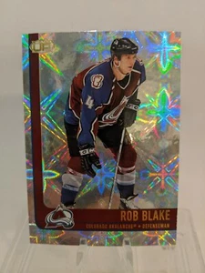 2001-02 Pacific Heads-Up Colorado Avalanche Hockey Card #21 Rob Blake - Picture 1 of 2