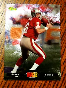 STEVE YOUNG 1995 CLASSIC IMAGES PLAYER of the YEAR DUFEX CARD #POY1 PACK FRESH - Picture 1 of 1