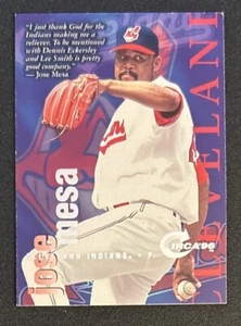 1996 Fleer Skybox Circa Jose Mesa Baseball Card #35 Indians Pitcher VG - Picture 1 of 2