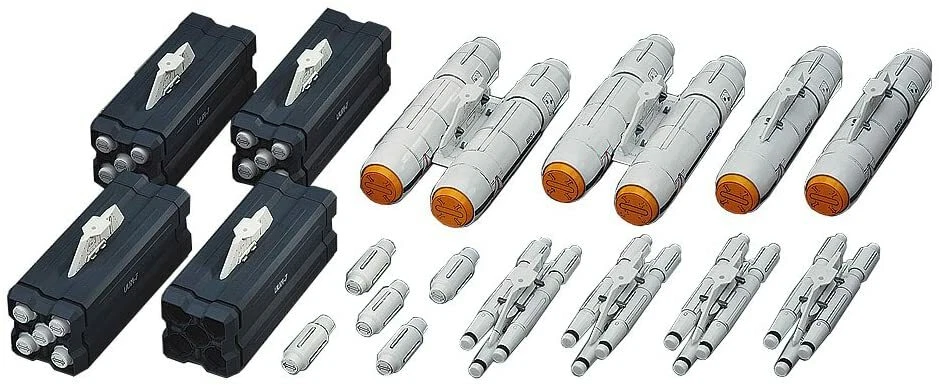 Super Dimension Fortress Macross VF-1 Valkyrie Weapon Set 1/48 Model Kit JPN FS - Image 1 of 1