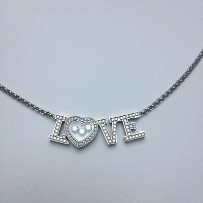 Chopard Happy Diamonds ,,Love" Diamant-Anhängerkette - Bild 1 von 4