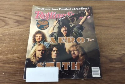 Rolling Stone Magazine #575 April 5 1990 Aerosmith, Mysterious Death of Deadhead Foto 1 de 3