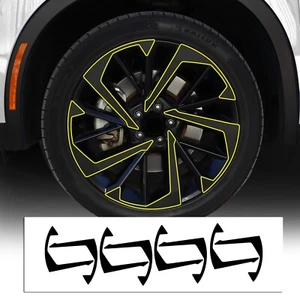 Fits Mitsubishi Outlander 2022-2024 Wheel Rim Chrome Delete Decal Blackout Vinyl - Picture 1 of 5