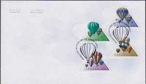 Canada 2001 - FDC 1921 - Hot Air Balloons - Picture 1 of 1