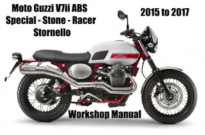 MOTO GUZZI V7ii ABS 2015 to 2017 WORKSHOP MANUAL - PDF File - Bild 1 von 2