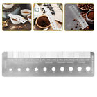 Stainless Steel Coffee Powder Measuring Ruler For Grind Size