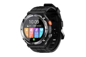 Smart Watch with Bluetooth Call – 5ATM Waterproof Fitness Tracker, Sport Wrist - Picture 1 of 8