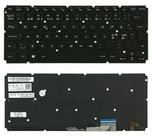 Original Nordic backlit keyboard Dell XPS 14 L421x 15 L521x /DE209-NOR - Afbeelding 1 van 3