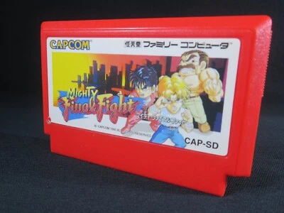 mighty final fight Famicom Nintendo FC NES game tested authentic Japan soft JP - Image 1 of 4