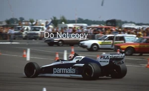 NELSON PIQUET BRABHAM BT52B 1983 BRITISH GP 35MM SLIDE PHOTOGRAPH F1 COPSE - Picture 1 of 2