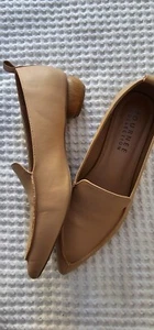 JOURNEE COLLECTION Womens Beige Faux Wood Back Maggs Loafers Shoes 8 M - Picture 1 of 6