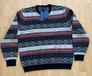 Charter Club Club Room - 100% Lambswool Knit Sweater - Size L - NEW NWT - Picture 1 of 11