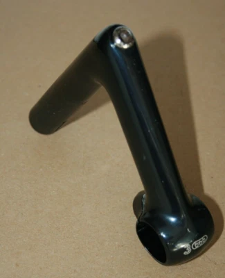 POTENCE DE GUIDON VELO 3TTT CRITERIUM NOIRE STEM BIKE EROICA 110 22.2mm 25.8 - Photo 1/4