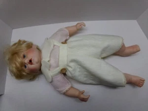 Ashley Belle 21" Porcelain Baby Boy Doll Blonde Vintage - Picture 1 of 17