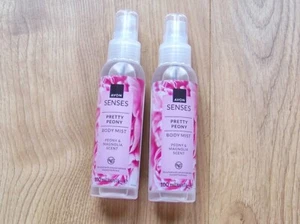 Avon Senses Pretty Peony Body Mist/Room Spray 100ml X 2 Peony & Magnolia New (17 - Picture 1 of 1