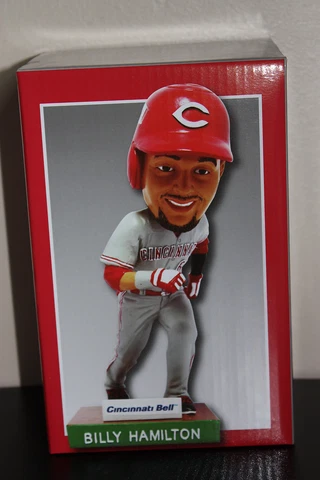 Cincinnati Reds Billy Hamilton 5/30/15 Game Bobblehead Unopened Cover