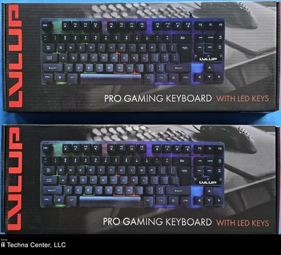 Vivitar Pro Gaming Keyboard with Led Keys, 2 Packs - Image 1 of 4