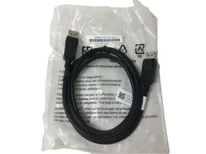 Lot of 10 No Name DisplayPort DP 1.2 Male to Male 6ft 1.8m. Brand New Cables New - Afbeelding 1 van 7