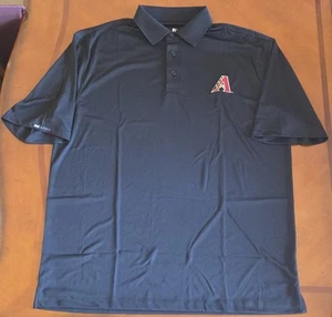 2nd Guy Golf Black Polo Shirt Arizona Diamondbacks Mens XL - Picture 1 of 6